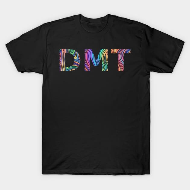 DMT Lines 01 T-Shirt by MindGlowArt